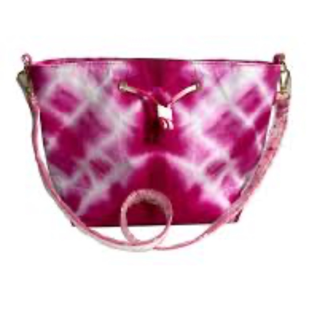 ESTEE LAUDER Limited Edition Live In Color Tie-Dye Drawstring Bucket Bag